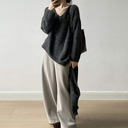 【ボトムス】🌟上品＆着瘦せ効果♡裏起毛ワイドスウェットパンツ 秋冬 レディース【JZシリーズ】