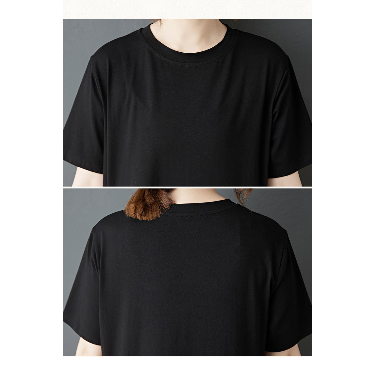 【ワンピース】夏新作 ゆったりカジュアル ドローストリング 中長丈 ニット 半袖ワンピース【AHシリーズ】