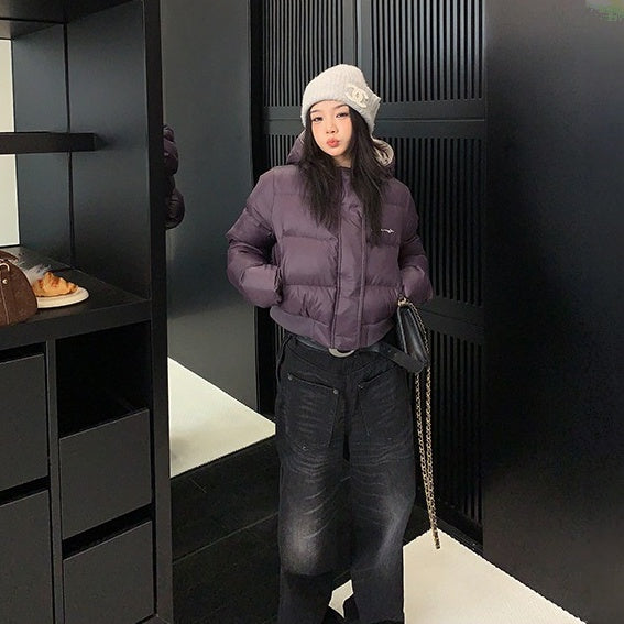 【アウター】厚手 ショート 春 秋 冬 ナチュラルショルダー 綿入りジャケット 【FCシリーズ】