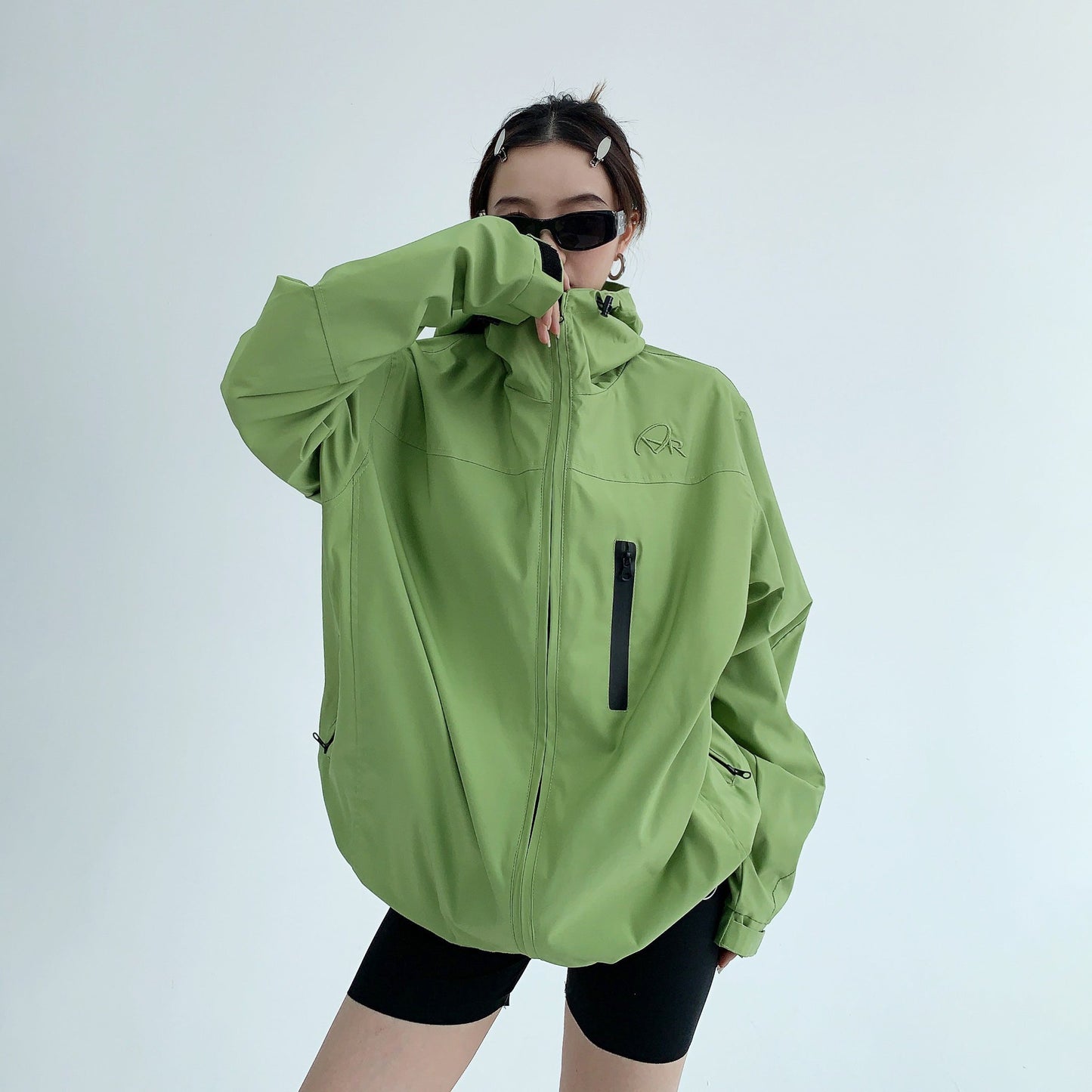 [外套] 美式春秋高級薄款寬鬆刺繡連帽外套【FC系列】