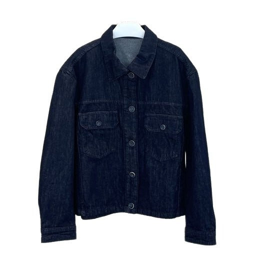 【アウター】初秋新作 ヴィンテージ感漂う原色デニムジャケット おしゃれな日系カジュアルアウター【JZシリーズ】