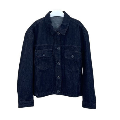 【アウター】初秋新作 ヴィンテージ感漂う原色デニムジャケット おしゃれな日系カジュアルアウター【JZシリーズ】