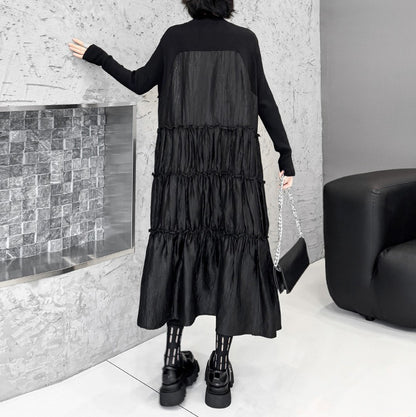 【ワンピース】春秋冬 2025 春新作 ニット エレガントな気質 ロング 長袖ワンピース