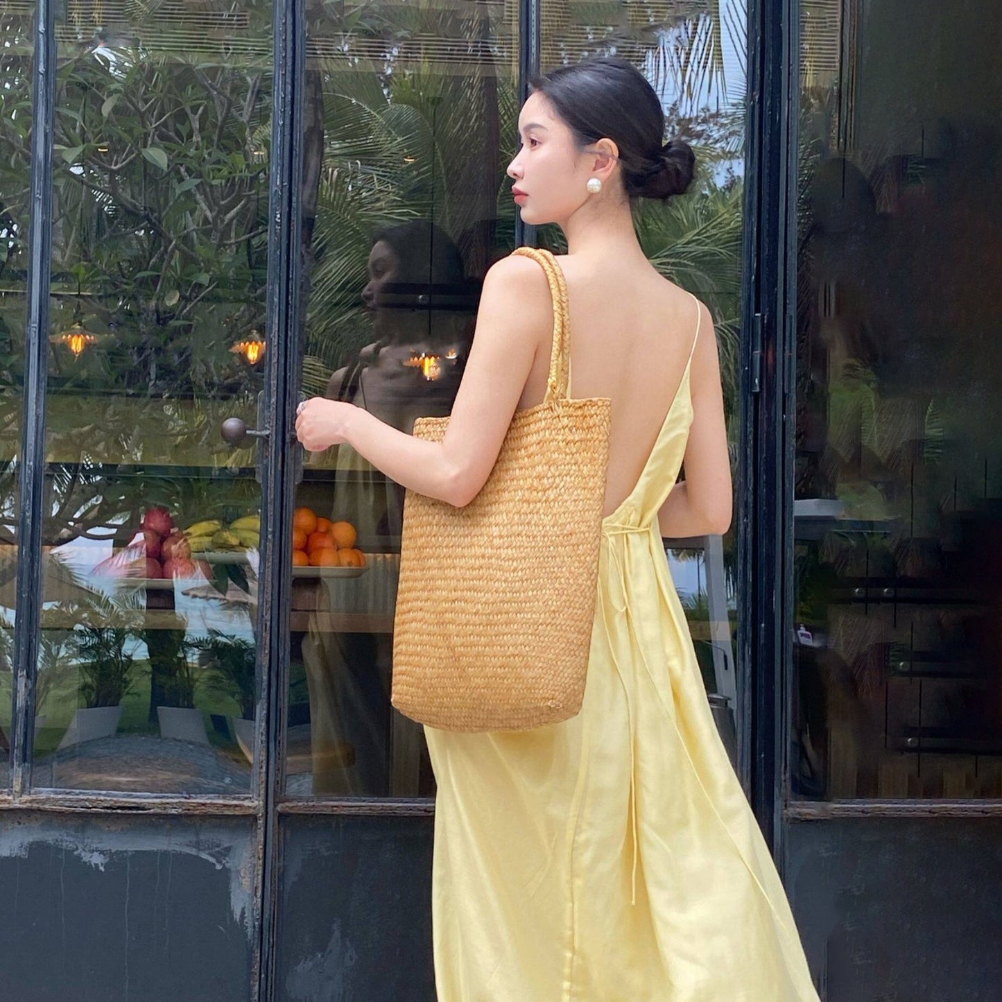 【ワンピース】【海辺のリゾート】着痩せ ノースリーブワンピース 2026新作｜ビーチ 撮影用 映えドレス