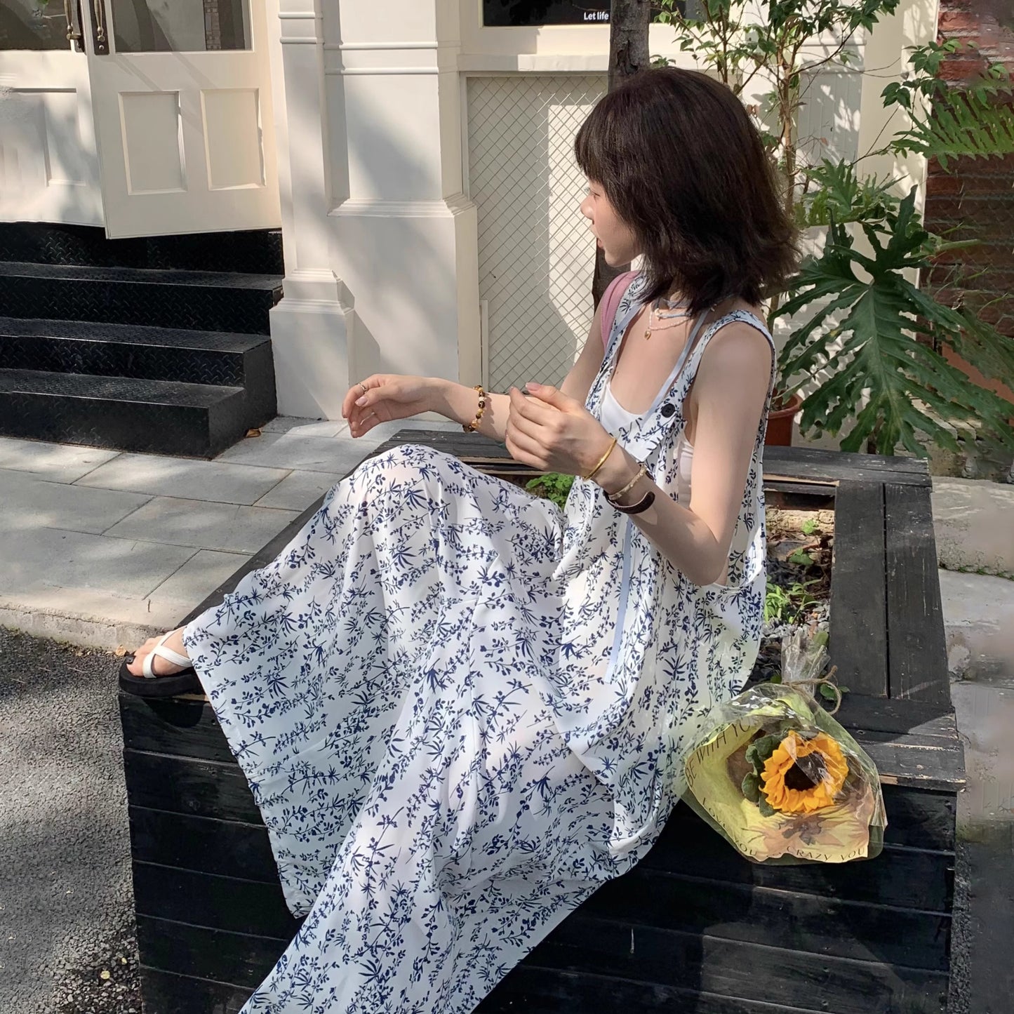 【ボトムス】夏新作 オーバーサイズ  ルーズシルエットで抜け感コーデ ゆったりリラクシーオールインワン【SHシリーズ】