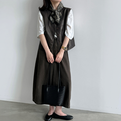 【ボトムス】ヴィンテージ風 ストレート ベルト付き デニムパンツ  【JZシリーズ】