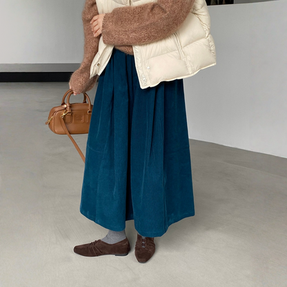 【ボトムス】コーデュロイ 細見え 春 秋 冬 ワイドパンツ  【JZシリーズ】