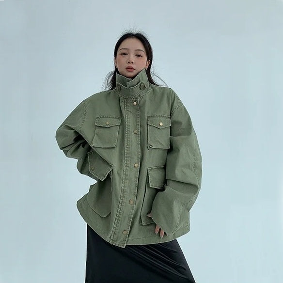 【アウター】春 秋 冬 バーンスタイル リラックス感 ワークウェア ジャケット 【FCシリーズ】