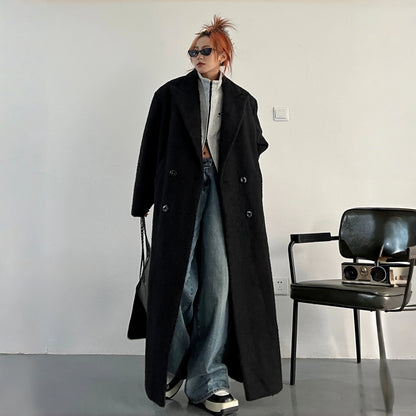 【アウター】秋冬 イギリス風 ゆったり 無地 ロング コート【FCシリーズ】