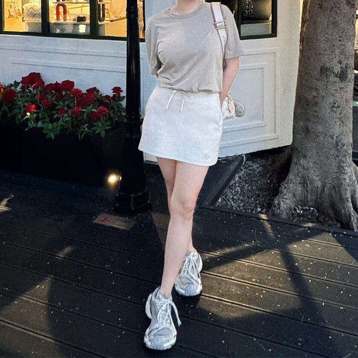 【シューズ】ヴィンテージ風 足元スリム効果 厚底カジュアル スニーカー