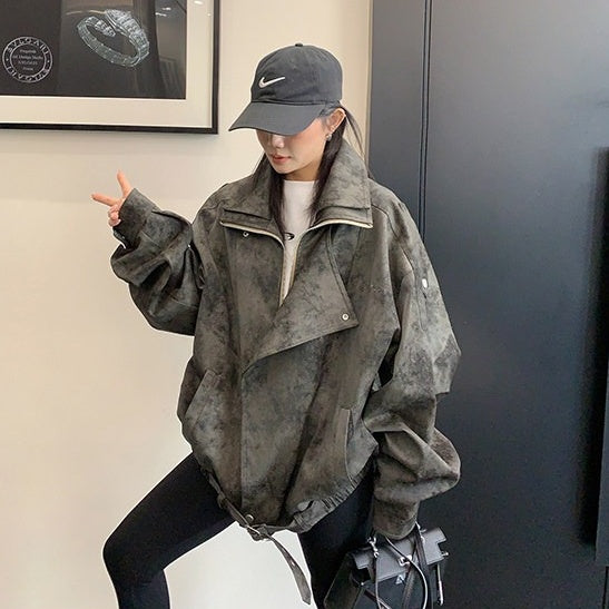 【アウター】フェイクレザー レトロ レトロ ジャケット 【FCシリーズ】