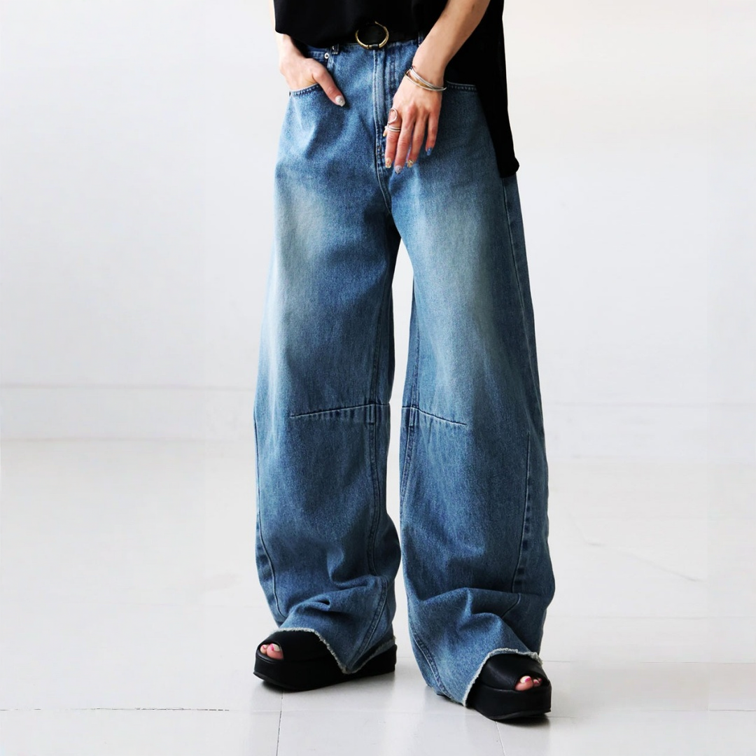 【ボトムス】デニム ワイドパンツ パンツ 【JZシリーズ】