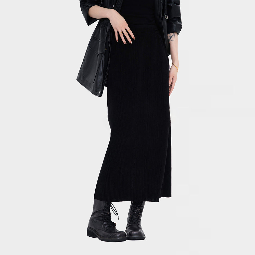 5カラー【ボトムス】ハイウエスト ミディスカート レディース 秋冬 カジュアル 上品 ゴムウエスト【JZシリーズ】