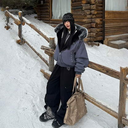 【アウター】アメリカン風 厚手 春 秋 冬 リバーシブル フード付き ジャケット 【FCシリーズ】