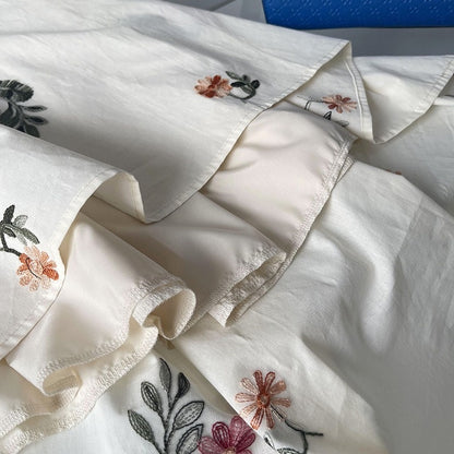 【ワンピース】夏 刺繍 エレガント 花柄 半袖 ワンピース 【SHシリーズ】