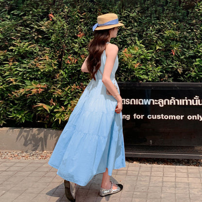 【ワンピース】フレンチ夏 スイートエレガント グラデーション ノースリーブワンピース【SHシリーズ】