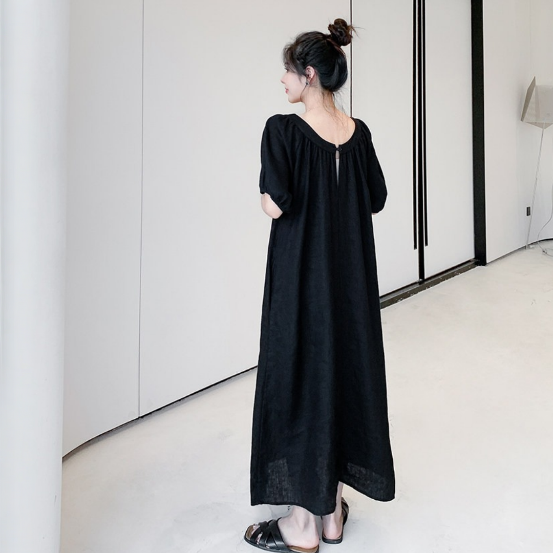 【ワンピース】上品 大きいサイズ ゆったり 半袖 ワンピース 【JZシリーズ】