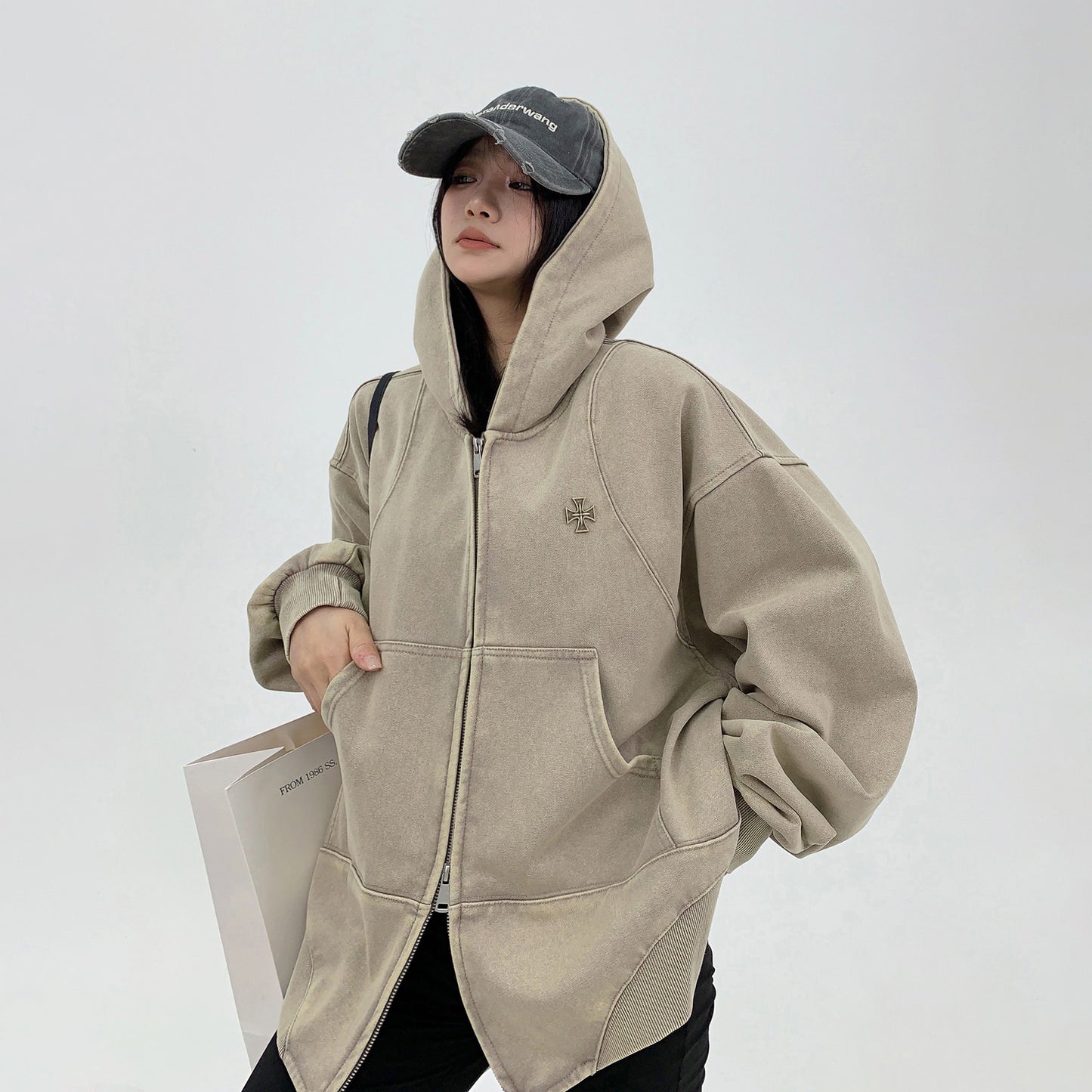 [外套] 美式春秋復古連帽外套 [FC系列]