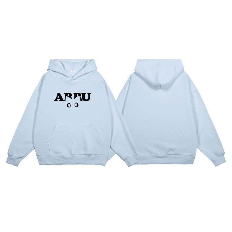 全7色【トップス】👀猫プリント キャットアイ パーカー 秋冬 ユニセックス ペア着用OK ストリート【FCシリーズ】