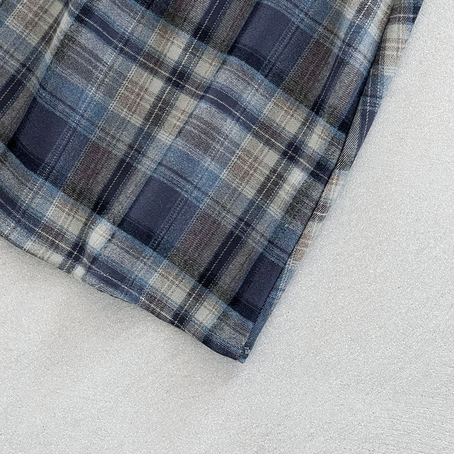 【ボトムス】春 秋 冬 チェック柄 スクール風 ロング丈 Aラインスカート 【JZシリーズ】