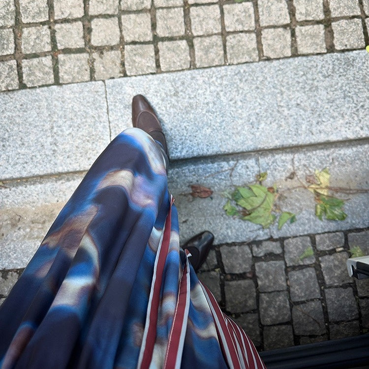 【ボトムス】春 秋 夏 冬 切り替え 花柄 スカート 【SHシリーズ】