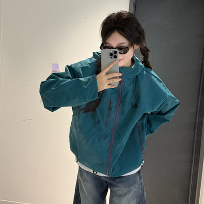 🎨多色展開 | 最大体重88kgまで対応【アウター】アウトドアソフトシェルジャケット 男女兼用 秋季 ハイキング サイクリング 登山ウェア カップル用 ワークジャケット【FCシリーズ】