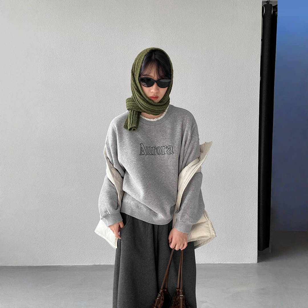 【トップス】厚手 裏起毛 レース飾り 春 秋 冬 刺繍 パーカー 【JZシリーズ】