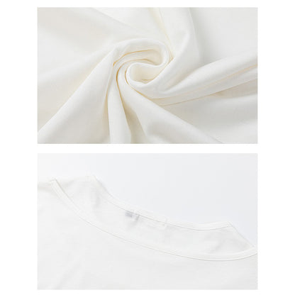 【トップス】【10～15日内発送】上品シルエット高級感 夏新作 シンプルレイヤード風 UVカット 薄手長袖Tシャツ【FCシリーズ】