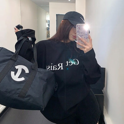 【トップス】アルファベット 抜け感のある 長袖 Ｔシャツ 【FCシリーズ】