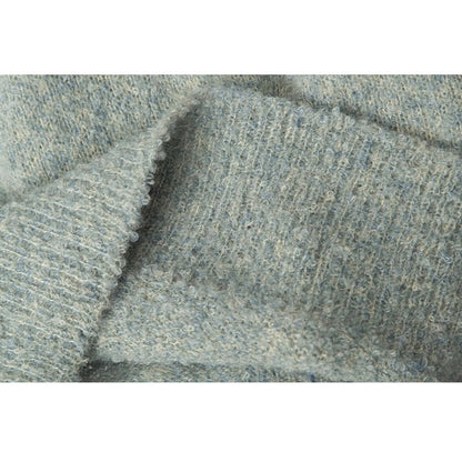 【トップス】立体ねこデザイン クルーネックニット 男女兼用 秋冬 ゆったり着用 プルオーバー【FCシリーズ】