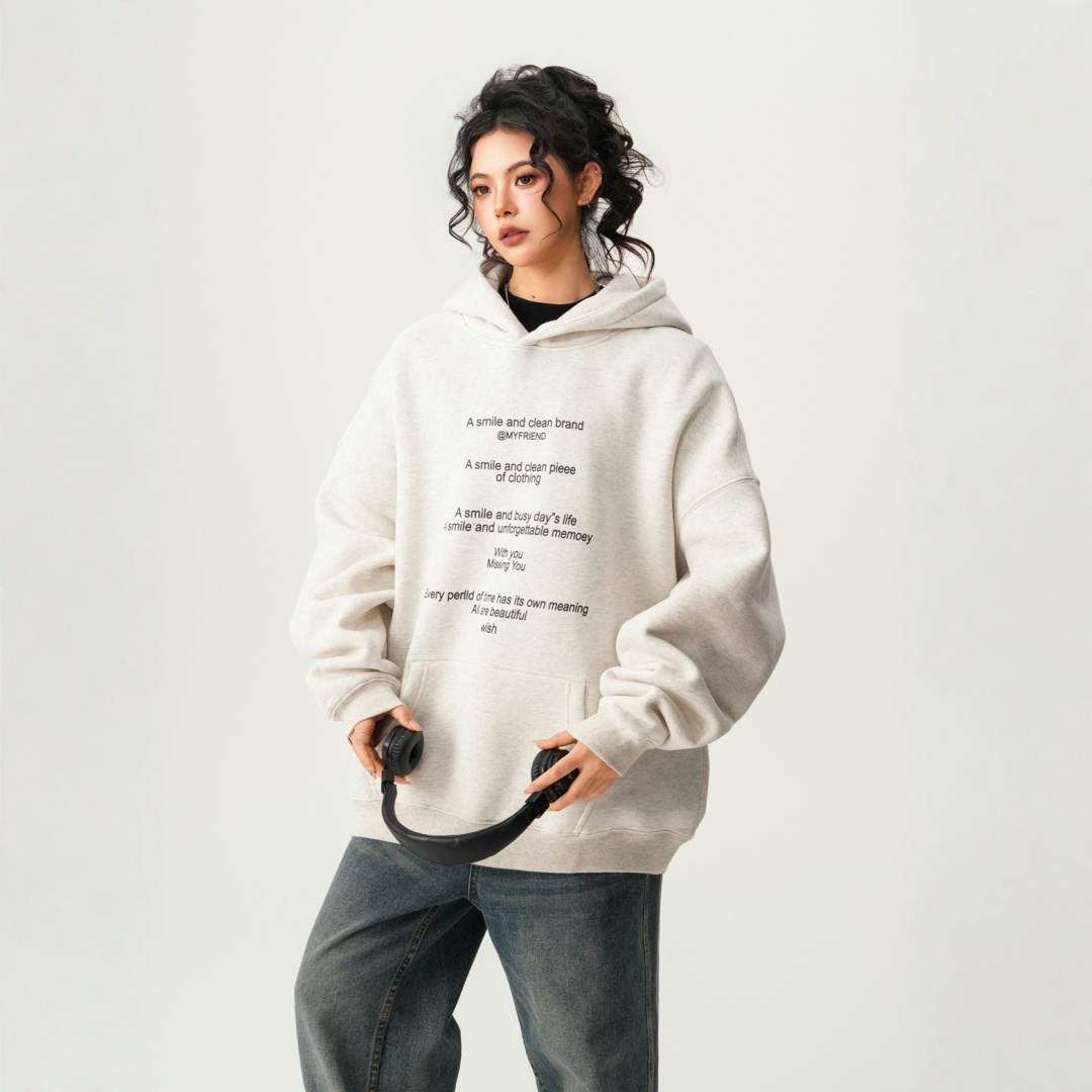 【60%OFF⭐️先行スタート！】【トップス】ヘビーウェイト 春 アルファベットロゴ 秋 冬 ゆったり フード付き パーカー 【FCシリーズ】