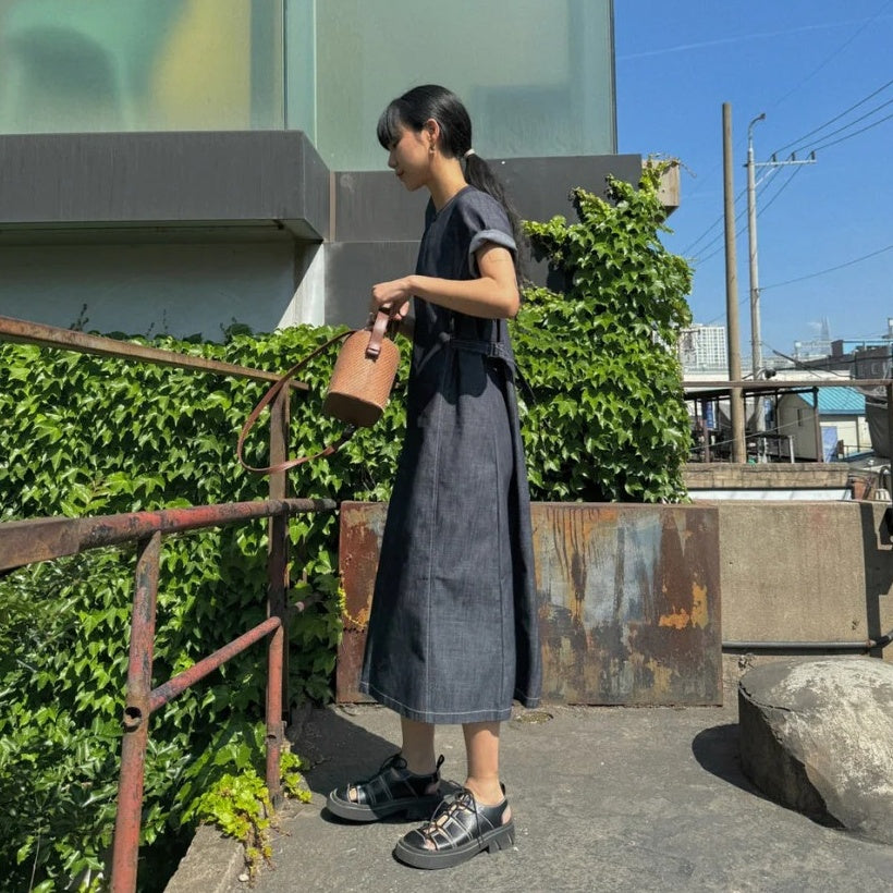 【ワンピース】夏 エレガント レトロ 半袖 ワンピース