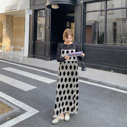 2点セット！【セットアップ】上品ベロア刺繍キャミワンピース＆トップスセット レディース 春秋 大人可愛い【SHシリーズ】【JZシリーズ】