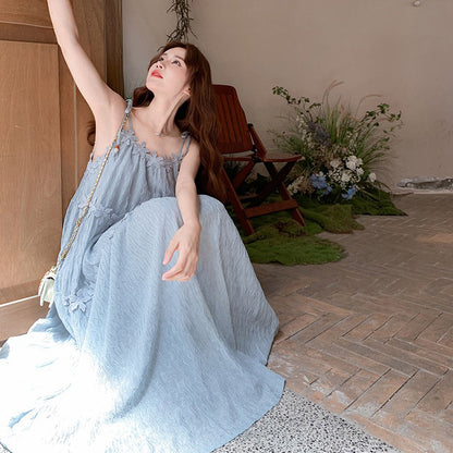 【ワンピース】フレンチ風 美しい 花柄 ノースリーブワンピース【SHシリーズ】