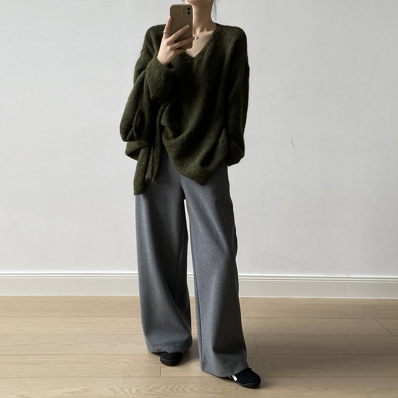 【ボトムス】🌟上品＆着瘦せ効果♡裏起毛ワイドスウェットパンツ 秋冬 レディース【JZシリーズ】