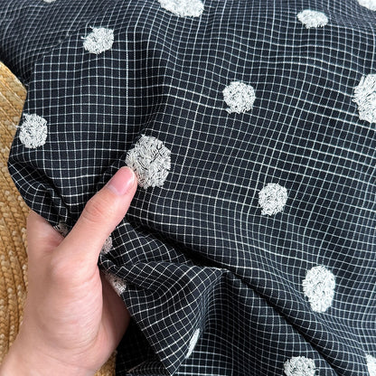 【ワンピース】ドット柄 刺繍 海辺風 ノースリーブ リゾート風 ワンピース 【JZシリーズ】