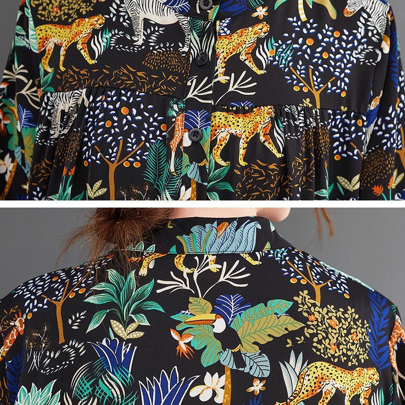 【ワンピース】大きいサイズ  上質感＆大人可愛い シルエットすっきり カジュアル花柄 【SHシリーズ】