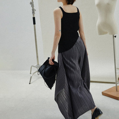 【バッグ】プリーツワンショルダーバッグ 無地 カジュアル 通勤 おすすめ