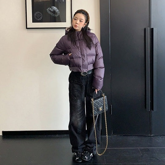 【アウター】厚手 ショート 春 秋 冬 ナチュラルショルダー 綿入りジャケット 【FCシリーズ】