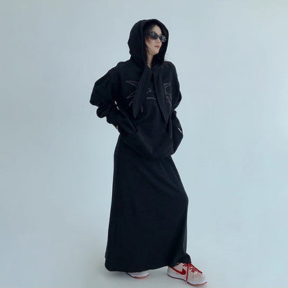 【トップス】✨ヴィンテージ刺繍＆リボンデザイン裏起毛フーディ レディース 秋冬新作【FCシリーズ】