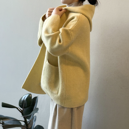 5カラー【アウター】秋冬新作 フード付き ニットカーディガン レディース ゆったり 高見え ルーズ【JZシリーズ】