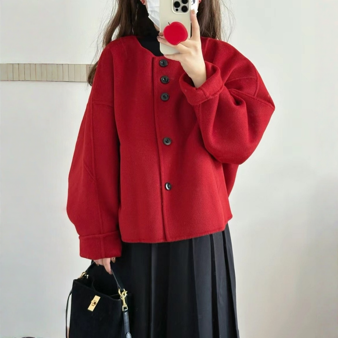 【セットアップ】韓国系 春 秋 冬 アウター + スカート 2点セット 【JZシリーズ】