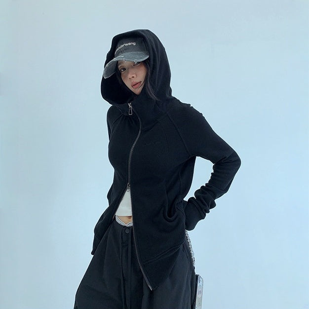 【アウター】春 秋 薄手 スリム フード付き  ジャケット 【FCシリーズ】