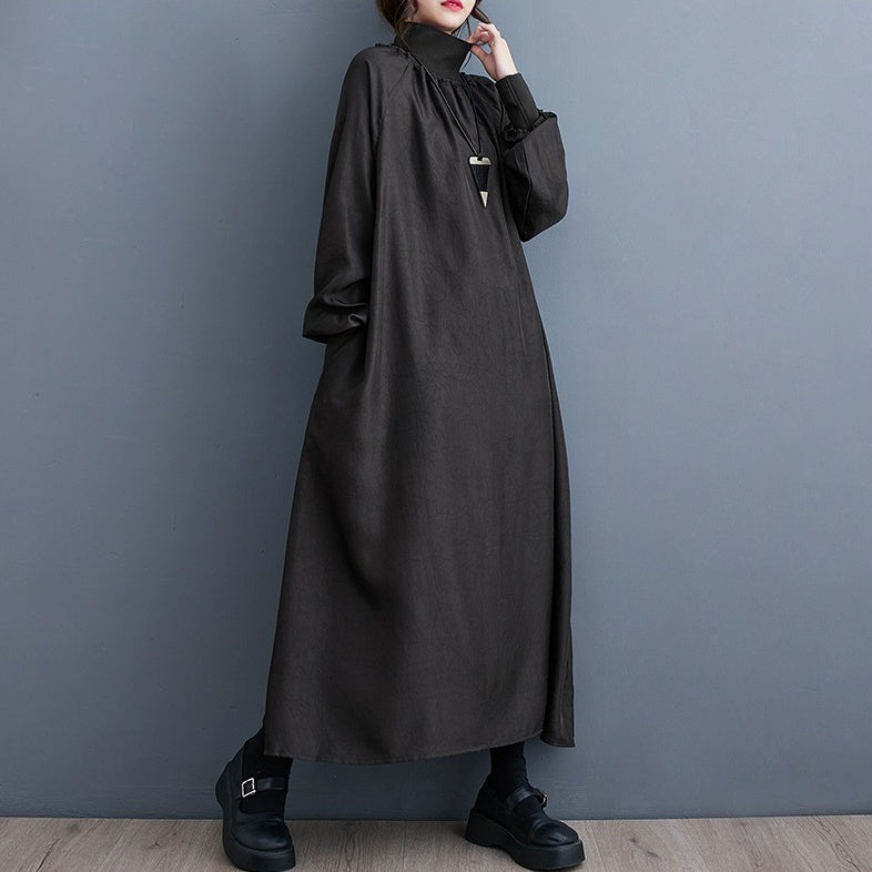 【ワンピース】おしゃれな プリント 韓国風 ミドルロング丈 ワンピース 【SHシリーズ】