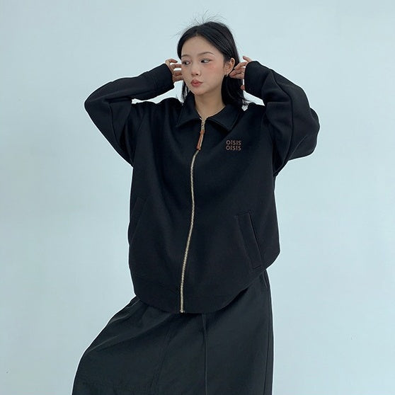【アウター】春 秋 冬 刺繍 リラックス感 テーラード ジャケット 【FCシリーズ】