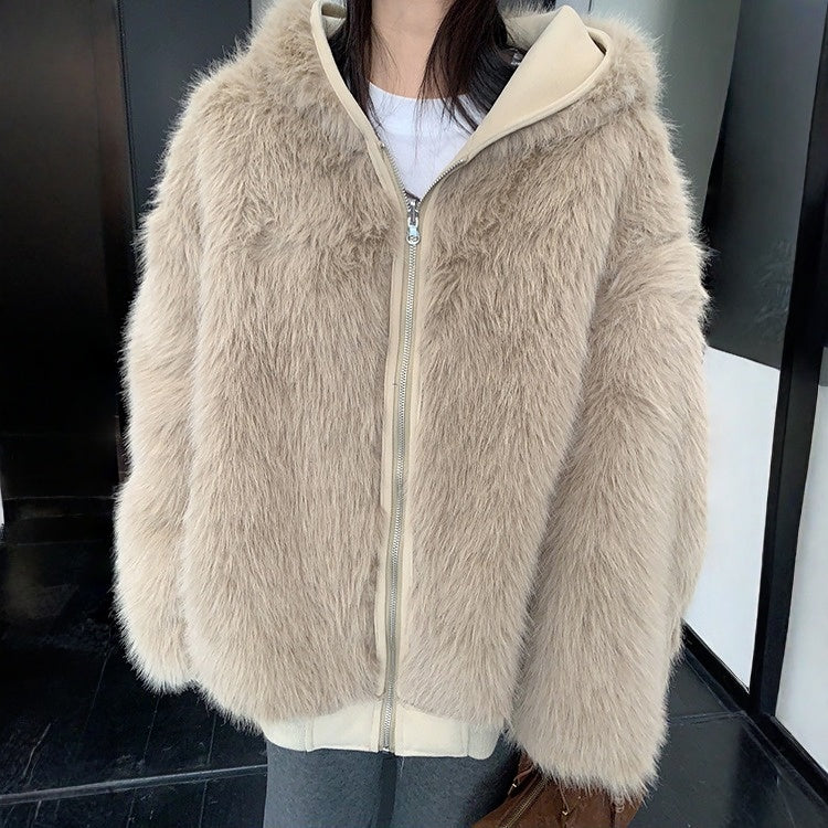 【アウター】2WAY 抜け感 春 秋 冬 リバーシブル 厚手 フード付き ジャケット【FCシリーズ】