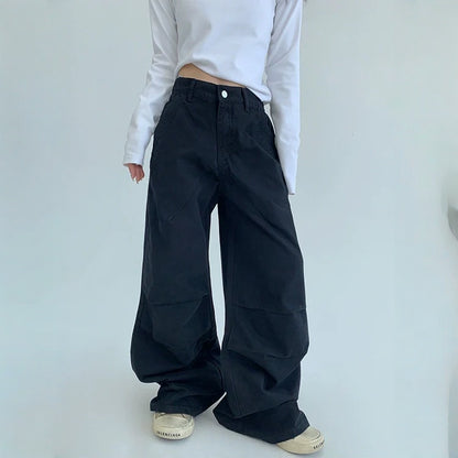 【ボトムス】春 秋 冬 レトロ ヴィンテージ加工 ワークパンツ 【FCシリーズ】