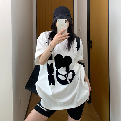 【トップス】夏 300g ルーズ プリント 半袖 Ｔシャツ 【FCシリーズ】