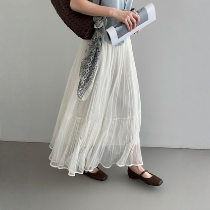 【ボトムス】ふんわり やわらかい フェアリー風スカート 【JZシリーズ】