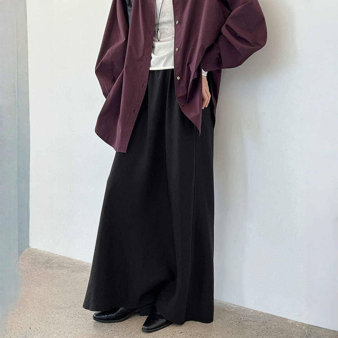 【ボトムス】春 秋 冬 ストレート 万能 細見え ハイウエスト スカート 【JZシリーズ】